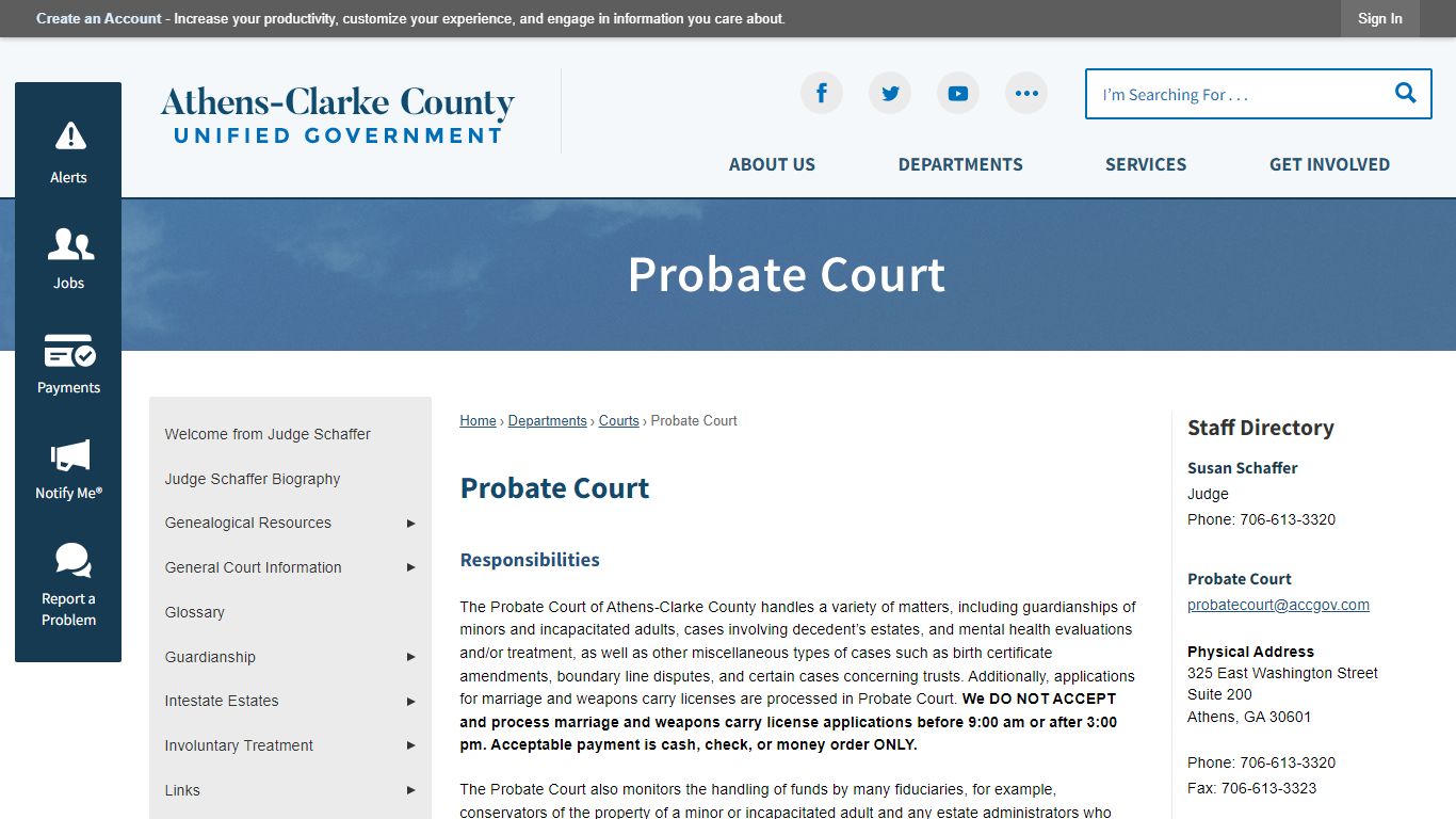 Probate Court | Athens-Clarke County, GA - Official Website - ACCGov